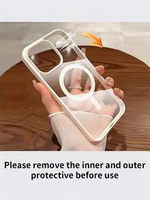 豪华透明保护壳适用于 16、15、14、13、12、11 Pro Max，采用透明亚克力设计和磁性无线充电，防水防震防摔防刮