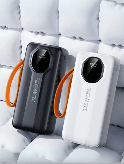 Carregador Power Bank 30000mah Super Rápido Portátil 22,5w