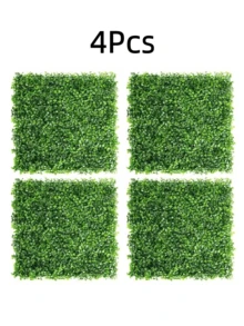 Nejlue Artificial Flowers/Plants1111 Home & Living 4/8Pcs Artificial Grass Boxwood Panels Topiary Hedge Plant Wall With UV Protection,Privacy Hedge Screen Sun Protected Suitable For Events,Outdoor,Indoor,Garden,Fence,Backyard Walls,Patio,Garden,Yard, Walkways,Backdrop,Interior And Exterior Or Your Own Creative Design On Party, Wedding,Christmas Decorations. - Olive Green - View 9