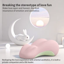 High-End Memory Foam Multifunctional Pillow ,Lumbar Support ,For Outdoor Camping, Office Cushions,Home Bedding Essentials - Light Pink - View 4