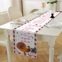 1/20 peças Caminho de mesa retangular com estampa de outono, estilo fresco e simples para o dia a dia, ideal para cozinha, sala de estar, sala de jantar, mesa de centro na varanda, decoração de festas de fim de ano, piqueniques ao ar livre e decoração festiva. - Multicolorido - Ver 7