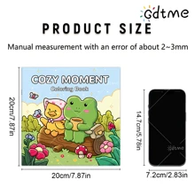 1 pieza Libro para colorear con temática de Halloween, encuadernado en espiral - 24 páginas gruesas mejoradas, portada de papel perlado, páginas interiores de 120g de grosor, para colorear por un solo lado, criaturas espeluznantes ricas y adorables para una relajante sesión de coloreo (espacio cómodo para colorear), un gran regalo para amigos, parejas y familia. ¡El regalo perfecto para Halloween!