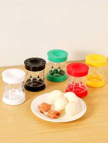 1个鸡蛋剥壳器，煮鸡蛋剥壳器，专用鸡蛋剥壳工具，蛋壳剥壳器，摇晃即可轻松去除蛋壳，剥壳器，鸡蛋剥壳器，手动鸡蛋剥壳器，蛋壳分离器，煮鸡蛋剥壳器，厨房工具，鸡蛋工具，可用洗碗机清洗，易于手洗，特别适合家庭使用。 - 彩色 - 查看 2