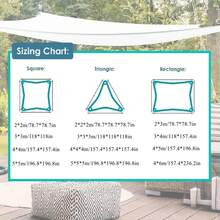 1 pieza Toldo de sombra para camping al aire libre de 4 esquinas, toldo de sombra para exteriores, diseño de sombra de moda, tela de sombra solar rectangular de alta calidad, protección UV