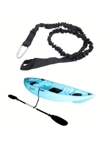 High Visibility Retractable Paddle Leash With Safety Hook | Anti-Lost Safety Securing Accessory, Kayak Gear, Kayak Accessories, Suitable For Canoe And Kayak, Inflatable Boat Foot Rope, Canoe Rope, Boat Accessories, Versatile, Perfect For Fishing, Surfing, Beach, Seaside, Fishing Gear, Camping, Travel, Swimming, Pool, Water Sports, New Year Gift
