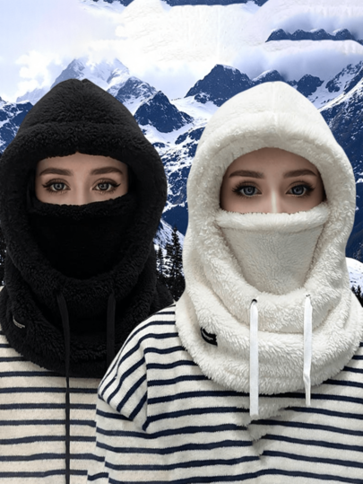قناع رأس وعنق من الفليس للشتاء، غطاء وجه دافئ، محبوك من البوليستر بتصميم كامل للرأس والرقبة، مناسب للجنسين، خفيف الوزن، قابل للغسل باليد، قماش غير مطاطي بحرفية عالية - قطعة واحدة للنساء في الشتاء