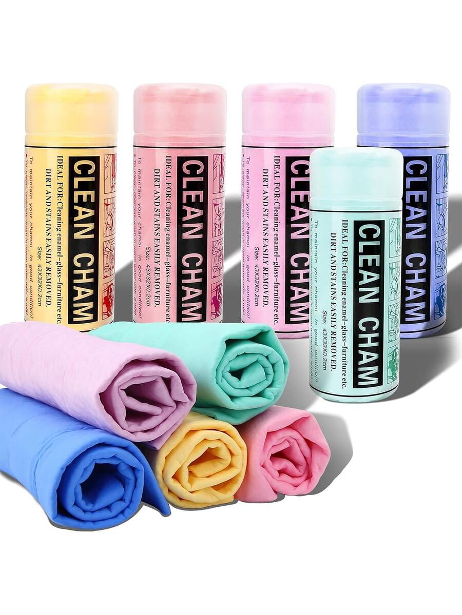 1PC Car Chamois Absorbent Towels, Car Wash Wipes, And Car Wash Cloths. Reusable, Ultra-Soft, Scratch-Free, Lint-Free Chamois Towels For Cars. Suitable For SUVs, Sedans, And Trucks. - Style a - View 1