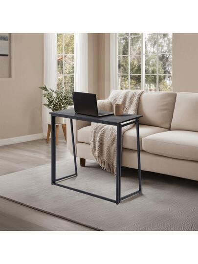 Meubles Cosy Foldable Computer Bureau Folding Tafel Size Workstation, Black, 80*40*74cm view 4