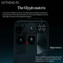 Nothing Phone 3 黑色，6.67 英寸 120Hz AMOLED 显示屏，可玩光空间设计，透明设计，字形矩阵体验，骁龙 8s Gen 4，5500mAh 电池，4 X 50MP Pro 摄像头，4K Ultra XDR，基本空间和搜索，IP69 等级 - 黑色 - 查看 8