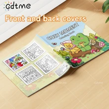 1 pieza Libro para colorear con temática de Halloween, encuadernado en espiral - 24 páginas gruesas mejoradas, portada de papel perlado, páginas interiores de 120g de grosor, para colorear por un solo lado, criaturas espeluznantes ricas y adorables para una relajante sesión de coloreo (espacio cómodo para colorear), un gran regalo para amigos, parejas y familia. ¡El regalo perfecto para Halloween!