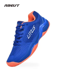 Men's Pickleball Shoes - Tennis & Racquetball Anti-Slip Court Sneakers - Cushioned, Breathable For Men And Women - Kungsblått - Visa 8