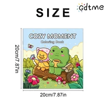 1 pieza Libro para colorear con temática de Halloween, encuadernado en espiral - 24 páginas gruesas mejoradas, portada de papel perlado, páginas interiores de 120g de grosor, para colorear por un solo lado, criaturas espeluznantes ricas y adorables para una relajante sesión de coloreo (espacio cómodo para colorear), un gran regalo para amigos, parejas y familia. ¡El regalo perfecto para Halloween!