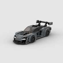 MIKEMENG Gray/Black Racing Car Building Blocks Set, STEM Creative Puzzle Toy For Kids, DIY Car Model Kit For Boys, Birthday/Halloween/Christmas Gift For Husband/Boyfriend, Collectible And Room Decor, Affordable Present