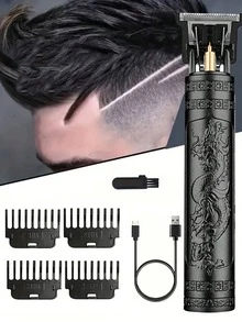 Hair Clipper Electric Pusher Haircut Machine Electric Clipper Oil Head Carving Razor For Bald Head Haircut Fast Charging Portable Hair Clipper Multifunctional Household Electric Clipper New Professional Engraving Hair Clipper