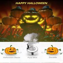 Alizzy Ultrasonic Mist Maker, Indoor Fountain Water Feature Pond Portable Reptile Fogger Air Humidifier, Halloween Cauldron Mini Fog Machine