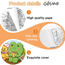 1 pieza Libro para colorear con temática de Halloween, encuadernado en espiral - 24 páginas gruesas mejoradas, portada de papel perlado, páginas interiores de 120g de grosor, para colorear por un solo lado, criaturas espeluznantes ricas y adorables para una relajante sesión de coloreo (espacio cómodo para colorear), un gran regalo para amigos, parejas y familia. ¡El regalo perfecto para Halloween!