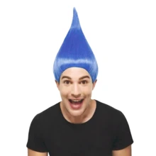 Cone - Shaped Wig: Perfect For Halloween Cosplay, Themed Party Shenanigans, And Recreating Iconic Fictional Characters - Multicolor - View 14