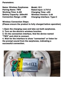 This Wireless Headphone Features High-Fidelity Stereo Sound, Secure Fit, Ultra-Long Battery Life, And A Lightweight Design, Suitable For Daily Use, Sports, And Commuting.
