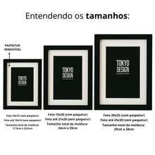 Kit 2 Duo Photo Frames 10x15 With White Mat, Table And Wall Decoration, Clean MDF And Acetate - Dark Wood - View 7