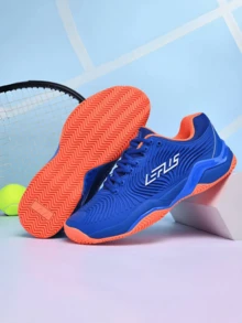 Men's Pickleball Shoes - Tennis & Racquetball Anti-Slip Court Sneakers - Cushioned, Breathable For Men And Women - Kungsblått - Visa 6
