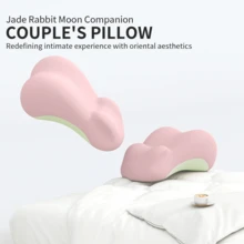 High-End Memory Foam Multifunctional Pillow ,Lumbar Support ,For Outdoor Camping, Office Cushions,Home Bedding Essentials - Light Pink - View 8