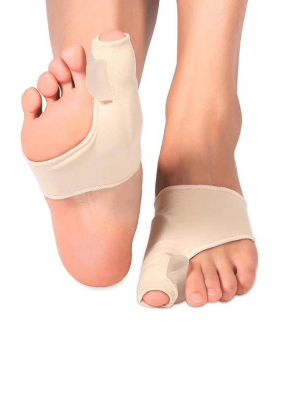1 Par Corretor Joanete Reforçado Alivia Dor Corretivo Correção Separador De Dedo Torto