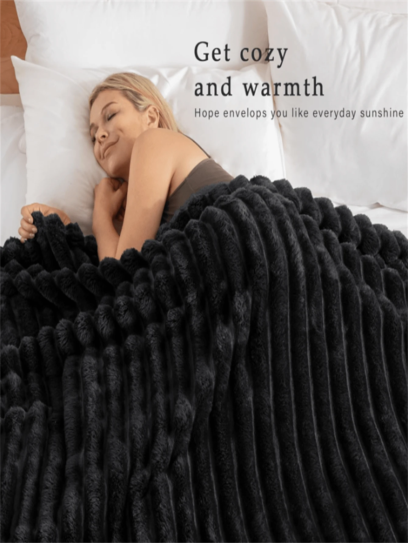 1 件柔软温暖的牛奶丝绒毯子 - 万圣节现代风格，可机洗，罗纹纹理，适合所有季节，非常适合床、沙发、露营 - 圣诞节礼物、母亲节礼物、露营必备品、现代风格涤纶毯子、房间卧室装饰沙发套床罩