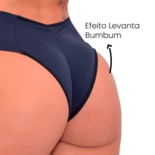 Women's Lingerie Kit Of 3 Push-Up Thongs, Butt Lifting In Comfortable Polyamide. Kit With 3 Panties Enhances Your Butt. - Nhiều màu - Xem 2