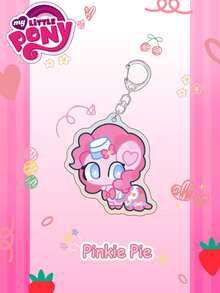 MY LITTLE PONY 1/6 Stücke Neue Xiaoma Baoli Anime Spiel Zubehör Schlüsselanhänger Biqi Yunbao Rourou Ziyue süße Acryl Rucksack Anhänger, kreativer Cartoon Anhänger, süßes Mädchen Anhänger Kunstwerk, das beste Urlaubsgeschenk für gute Freunde, Party Atmosphäre Dekoration, perfekte Party Dekoration, Heim Dekoration Ornament, perfekte Zimmer Dekoration