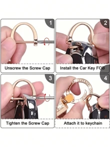 1pc Minimalist Fashion Faux Pearl Keychain Pendant Suitable For Various Keys And Car Keys + Cherry Hanging Decor, Bag Charm, Small For Family And Friends Christmas Gift Ideas Bag Lanyards With Id Holder Car Accessories Bag Charms