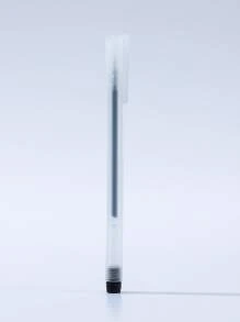 10/20/30/50支创意透明磨砂针管中性笔小白笔中性笔签字笔透明磨砂学生简约文具用品创意套装塑料笔