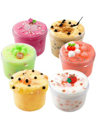 1pc 100ml Pearl Milk Tea Slime Toy, Faux Pearl Milk Tea, Decoration, Stress Relief Toy, Stretchy Clay, Great Gift, Perfect Toy For Children 3+ Years Old, Suitable For Parties, Back To School, Holidays, Birthdays, Halloween, Christmas, Gifts For Family And Friends