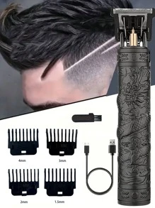 Hair Clipper Electric Pusher Haircut Machine Electric Clipper Oil Head Carving Razor For Bald Head Haircut Fast Charging Portable Hair Clipper Multifunctional Household Electric Clipper New Professional Engraving Hair Clipper