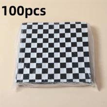 100片/400片装防油纸垫,适用于三明治,4色蜡纸,厨房烘焙用油纸,蛋糕盒衬垫,煎盘吸油纸,汉堡和三明治适用,适合烧烤、野餐、假期返校季、万圣节、圣诞派对、快餐等场合。 - 彩色 - 查看 17