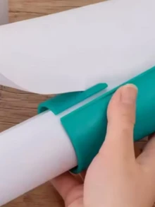 1pc Sliding Gift Wrapping Paper Cutter, Holiday Party Cutting Tool, Straight Sliding Wrapping Paper Cutter, Suitable For Valentine's Day, Easter, Ramadan, Wedding, Halloween, Christmas, Birthday Party Packaging Paper Cutting Tool, Random Color And Style