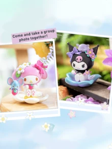 Caja sorpresa de muñecas de la serie Hua Yi de la familia Sanrio: 6 regulares + 1 estilo oculto misterioso, elemento esencial de decoración del hogar, deleite del coleccionista, calidad superior, diseño detallado y adorable, regalo único para los fanáticos de Sanrio, exhibición perfecta para estantes y mesas, agrega un toque caprichoso a las colecciones, imprescindible para coleccionistas, ideal para regalar, coleccionables decorativos, mejora la estética de la habitación, perfecto para fiestas temáticas.