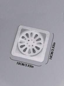 80 Stücke Rückstandsfilter, Abflussfilter-Abdeckung für Haarpfropfen, Einweg-Duschablauf-Haarhänger, Einweg-Duschhaarhänger, Bodenablauffilter-Maschenaufkleber, Haarpfropfen für Badewannen, Badezimmer-Accessoires, Küche, Badezimmer, Haushalt, Haushaltsartikel (vor Gebrauch trocken wischen, um ein Ablösen zu verhindern)