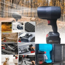 200,000 RPM Turbo Jet Fan, 1300G Powerful Airflow Cordless Handheld Fan, Efficient Turbine Blower For Car Drying, Lawn Care, Snow Shoveling, Patio Cleaning, Leaf And Dust Blowing, Drying Purposes