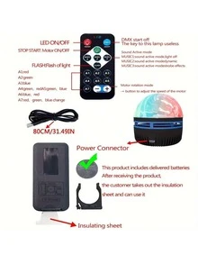 LED Northern Lights Projection Lamp, Suitable For School Opening Season/Festival Gifts. It's Extremely Thoughtful. The Gentle Single-Color Aurora Slowly Flows, Like Bringing The Real Northern Night Sky Into Your Home. The Dynamic Multi-Color Waves Alternate And Change, As If You Were Standing Beneath The Twinkling Starry Sky, Making Every Ordinary Moment Filled With Immersive Light And Shadow Surprises!