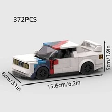 MIKEMENG Multi-Color Racing Car Building Blocks Set, STEM Educational Creative Toy For Children, DIY Car Model Kit For Boys, Birthday/Halloween/Christmas Gift For Husband/Boyfriend, Collectible And Room Decor, Affordable Present - Model - View 11