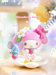 Caja sorpresa de muñecas de la serie Hua Yi de la familia Sanrio: 6 regulares + 1 estilo oculto misterioso, elemento esencial de decoración del hogar, deleite del coleccionista, calidad superior, diseño detallado y adorable, regalo único para los fanáticos de Sanrio, exhibición perfecta para estantes y mesas, agrega un toque caprichoso a las colecciones, imprescindible para coleccionistas, ideal para regalar, coleccionables decorativos, mejora la estética de la habitación, perfecto para fiestas temáticas.