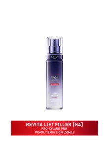 L’Oreal Paris Revita Lift Filler [HA] Pro-Xylane Pro 滋润保湿霜 50/110ml，丝滑水润，淡化细纹，提供24小时长效保湿，高渗透力带来持久水润和光泽，深层补水，焕活肌肤，快速吸收，清爽不油腻，质地轻盈，触感柔滑，是日常护肤的理想之选，尤其适合追求抗衰老、减少皱纹、提升肌肤弹性和焕发青春光彩的人士。 - 玻尿酸水光充盈玻色因乳液 - 查看 13