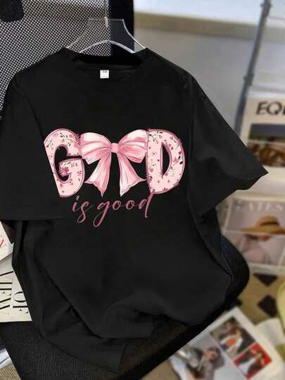 Suéter de chica adolescente Tween dulce con patrón de mariposas y letras, camiseta de cuello redondo, nueva colección primavera/verano