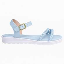 Kids Flat Sandals - 淺藍色 - 查看 4