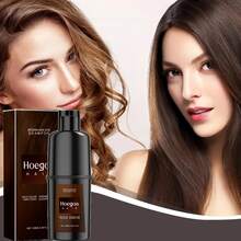 Dark Brown Hair Dye Shampoo Hair Color Shampoo For Women Men Grey Hair Coverage,Fast Acting And Long Lasting, Herbal Ingredients Shampoo - 棕色 - 查看 7