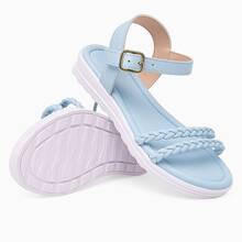 Kids Flat Sandals - 淺藍色 - 查看 5