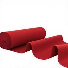 婚礼地毯，高密度红地毯和厚白地毯，一次性使用，品质优良，适合各种庆典。浴室厨房装饰 - 紅色 - 查看 2