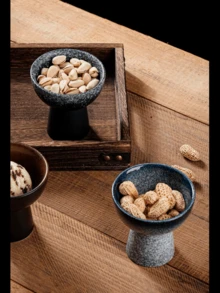 Japanese Style High-Footed Ceramic Ice Cream Cup - Retro Yogurt And Dessert Bowl, High-Footed Bowl, Creative Baking Cake Bowl, Simple And Elegant, Multi-Functional Use, Suitable For Restaurants, Banquet Halls, Cafes, Home Kitchen Decorations, Dishwasher Safe, Suitable For Cake Desserts, Fruits, Snacks, Pudding, Soup, Ice Cream, A Variety Of Specifications Are Available