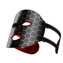 New Arrival Beauty SPA Treatment Winkle Remove Skin Tightening 8 Color LED Facial Red Light Therapy Mask - Black - View 1