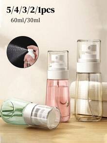 3个超细喷雾香水可填充瓶，面部保湿爽肤水化妆品小样空喷雾瓶，消毒酒精喷雾器